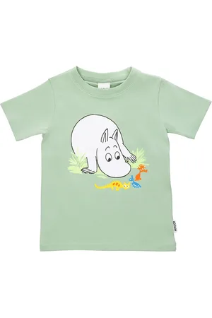 Mumin Moomintrollet T-Shirt Tops T-shirts Short-sleeved Green