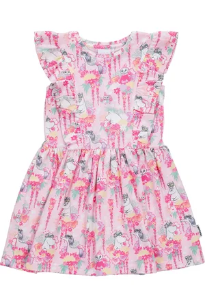 Mumin Blomkrans Klänning Dresses & Skirts Dresses Casual Dresses Sleeveless Casual Dresses Pink
