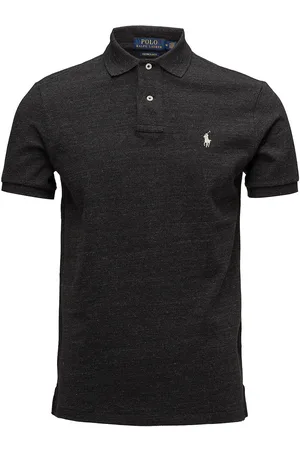 Ralph Lauren The Iconic Mesh Polo Shirt Designers Knitwear Short Sleeve Knitted Polos Black