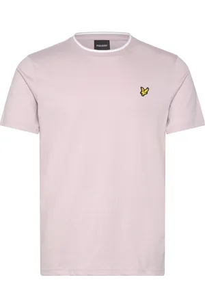 Lyle & Scott Tipped T-Shirt Tops T-shirts Short-sleeved Pink