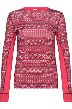 Kari Traa Lune Ls Sport Base Layer Tops Red