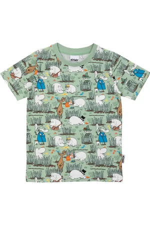 Mumin Insekter T-Shirt Tops T-shirts Short-sleeved Green