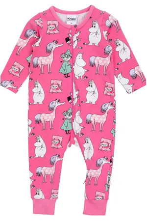 Mumin Tjejgäng Pyjamas Pyjama Sie Jumpsuit Haalari Pink