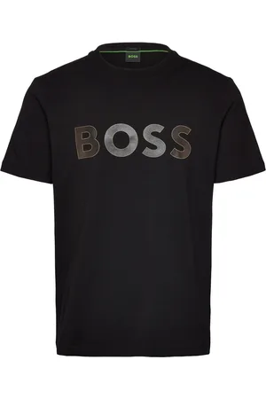 HUGO BOSS Tee Tl Logo Sport Men Sports Clothes Sport Tops Sport T-shirts Black