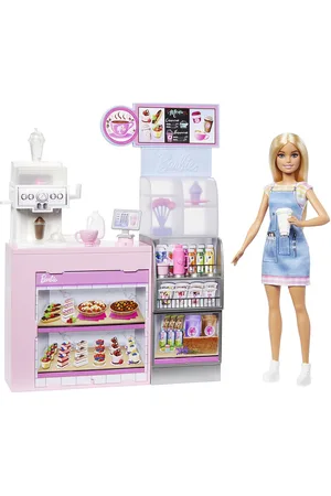 Barbie Coffee Shop Toys Dolls & Accessories Dolls Multi/patterned