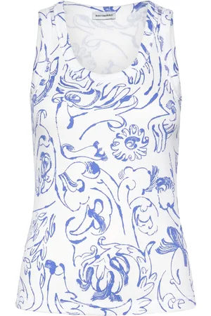 Marimekko Piirros Cactis Tops T-shirts & Tops Sleeveless Multi/patterned