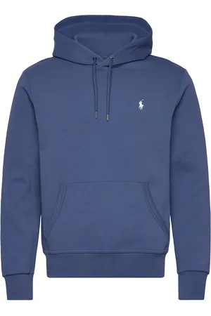 Ralph Lauren Double-Knit Hoodie Tops Sweat-shirts & Hoodies Hoodies Navy