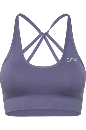 Drop Of Mindfulness Double Strap Bra Sport Women Sport Clothing Sport Bras - All Purple