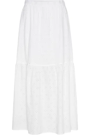 Lindex Skirt Regina Skirts Knee-length & Midi Skirts White