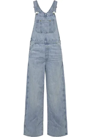 G-Star Straight Leg Dungaree Wmn Dungarees Blue