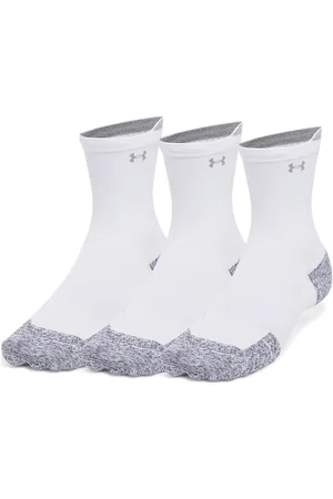 Under Armour Ua Velociti Run Cush 3P Crew Sport Women Sport Clothing Sport Socks White