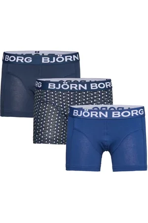 Björn Borg Cotton Stretch Boxer 3P Night & Underwear Underwear Underpants Navy