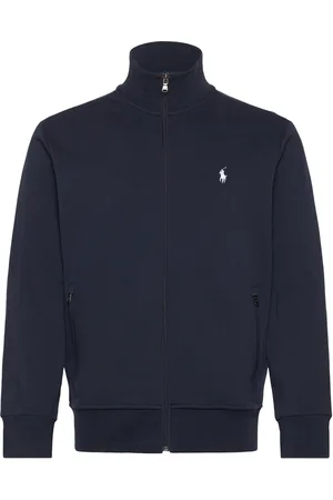 Ralph Lauren Double-Knit Track Jacket Tops Sweat-shirts & Hoodies Sweat-shirts Navy