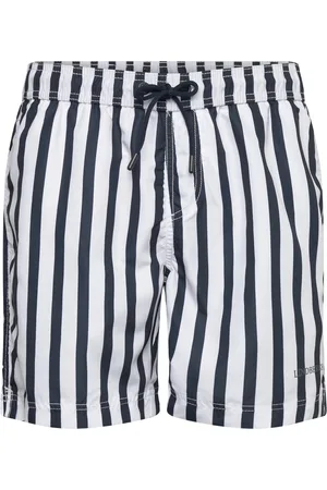 Lindbergh Striped Swim Shorts Uimashortsit Navy