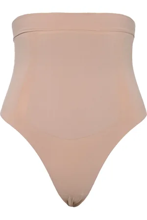 Calvin Klein Extra Firm Seamless Thong Stringit Alusvaatteet Beige