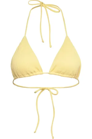 Lindex Swim Bra Triangle Elle Swimwear Bikinis Bikini Tops Triangle Bikinitops Yellow