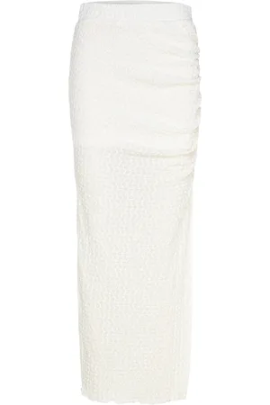 Noella Lilyann Skirt Skirts Maxi Skirts White