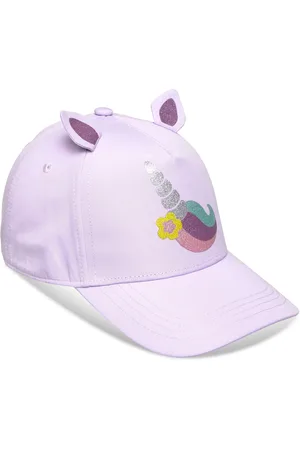 Lindex Cap Unicorn 3D Ears Accessories Headwear Caps Purple