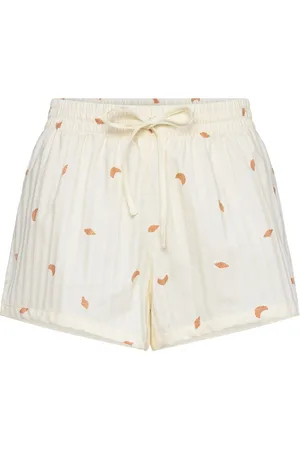 Hunkemöller Short Co Jacquard Croissant Shortsit Cream