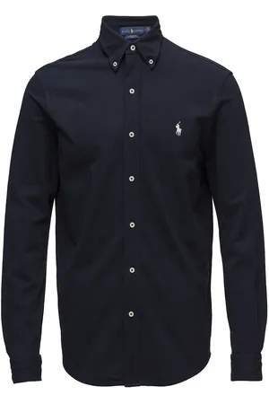 Ralph Lauren Featherweight Mesh Shirt Designers Shirts Casual Navy