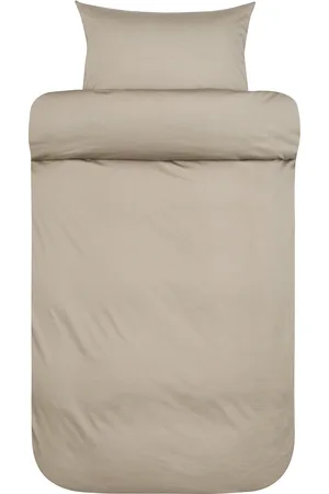 Høie of Scandinavia Harmoni St Washed Sateen Bed Set Home Textiles Bedtextiles Bed Sets Beige