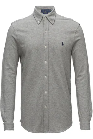 Ralph Lauren Featherweight Mesh Shirt Designers Shirts Casual Grey