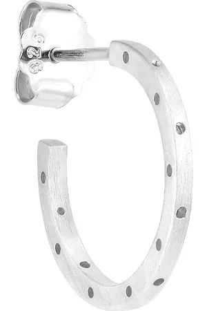Jane Koenig Orbis Hoop Accessories Jewellery Earrings Single Earring Silver