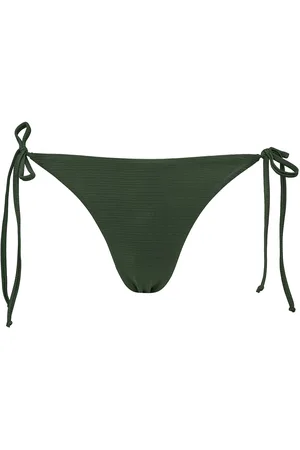 Missya Belize Tai Cord Swimwear Bikinis Bikini Bottoms Side-tie Bikinis Khaki Green