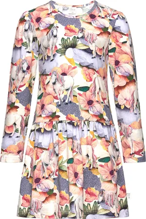 Ma-ia Family Poppy Dress Dresses & Skirts Dresses Casual Dresses Long-sleeved Casual Dresses Multi/patterned