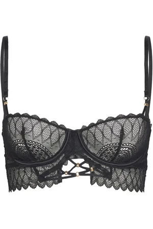 Etam Intense Balconnet Bustier Bra Lingerie Bras & Tops Balc Tte Bras Black