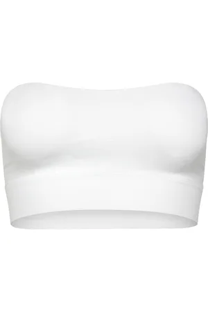 Lindex Bra Bandeau Seamless Lingerie Bras & Tops Soft Bras Tank Top Bras White