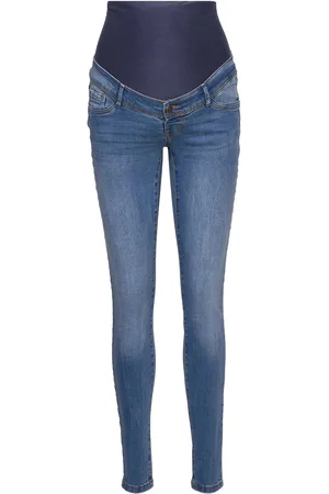 Mama;licious Mlmila Slim Medium Blue Jeans A. Noos Bottoms Jeans Slim Blue