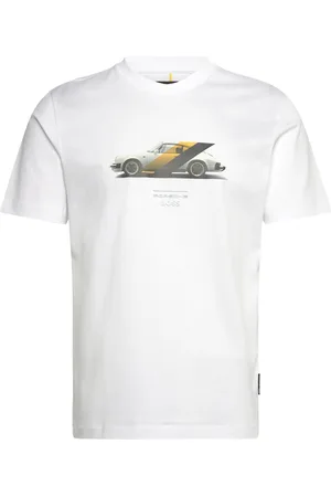 HUGO BOSS C-Thompson 71_Ps Tops T-shirts Short-sleeved White