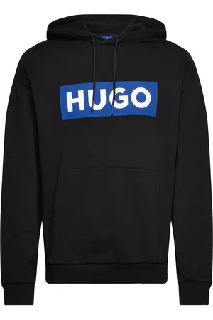 Hugo Blue Nalves Tops Sweat-shirts & Hoodies Hoodies Black