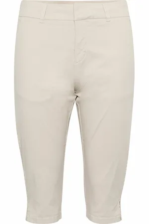 Part Two Renatapw Pa Bottoms Trousers Capri Trousers Beige