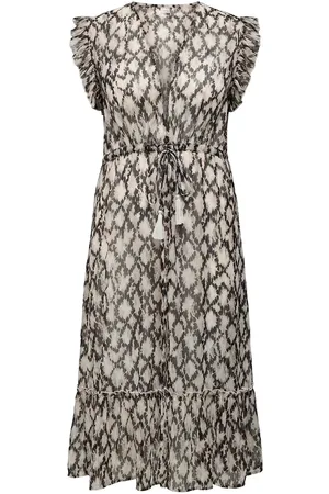 ONLY Carlilja Life Beach Dress Acc Rantavaatteet Cream