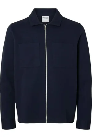 SELECTED Slhjackie Sweat Zip Jacket Noos Ohut Takki Navy