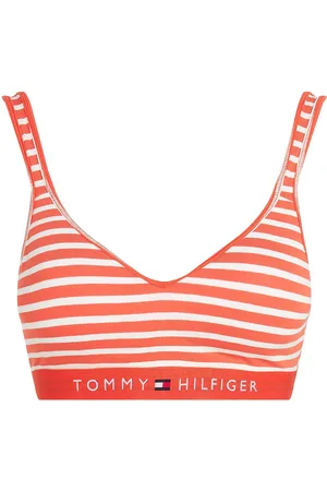 Tommy Hilfiger Bralette Lift Print Lingerie Bras & Tops Soft Bras Bralette Orange