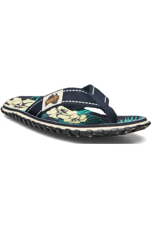 Gumbies Islander Sport Summer Shoes Sandals Flip Flops Navy