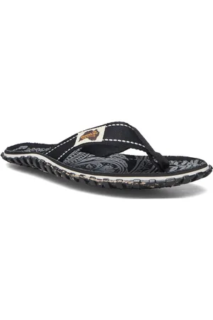 Gumbies Islander Sport Summer Shoes Sandals Flip Flops Black