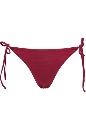 Missya Belize Tai Cord Swimwear Bikinis Bikini Bottoms Side-tie Bikinis Burgundy