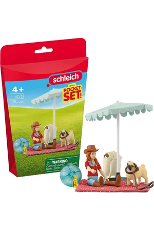 Schleich Pocket Set Trip To The Lake Toys Playsets & Action Figures Play Sets Multi/patterned