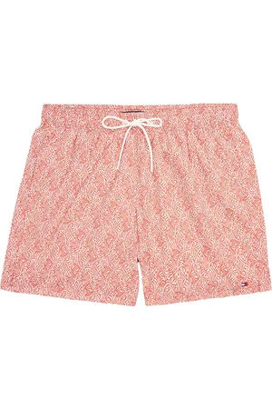 Tommy Hilfiger Medium Drawstring Print Uimashortsit Red