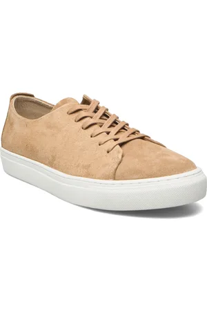 Bianco Biaajay Leather Sneaker Matalavartiset Sneakerit Tennarit Beige