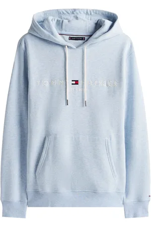 Tommy Hilfiger Tommy Logo Hoody Tops Sweat-shirts & Hoodies Hoodies Blue