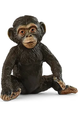 Schleich Chimpanzee Cub Toys Playsets & Action Figures Animals Brown