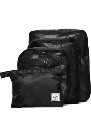 Herschel Kyoto Packing Cubes Bags Travel Accessories Black