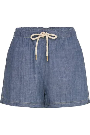 Lindex Shorts Magda Chambray Bottoms Shorts Casual Shorts Blue