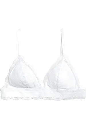 Etam Idole - N*8 Wireless Triangle Bra Lingerie Bras & Tops Soft Bras Bralette White