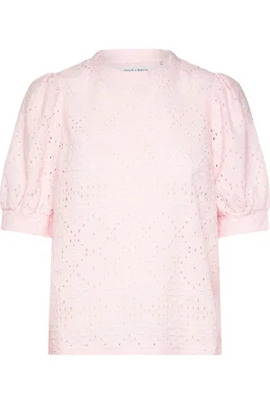 Lindex Top Aline Tops Blouses Short-sleeved Pink